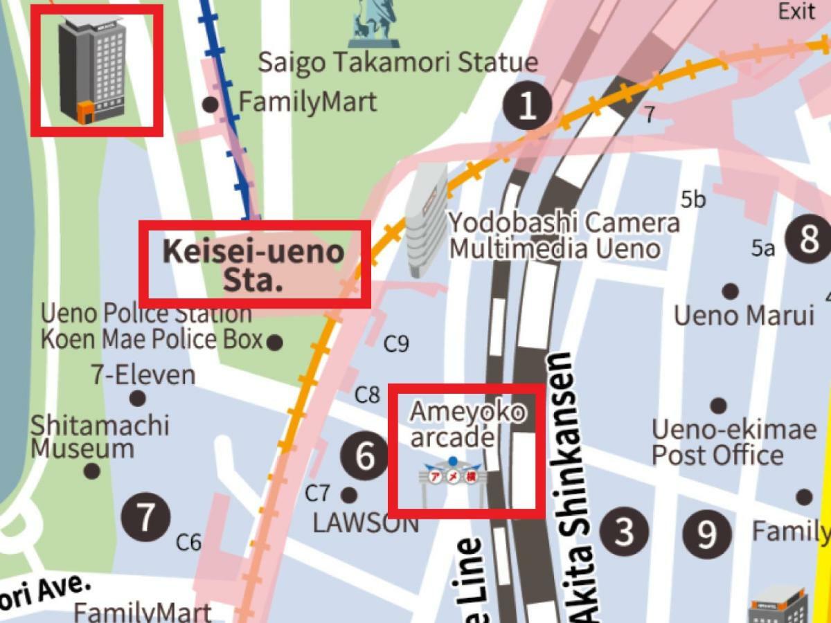 Apa Keisei Ueno Ekimae Hotel Präfektur Tokio